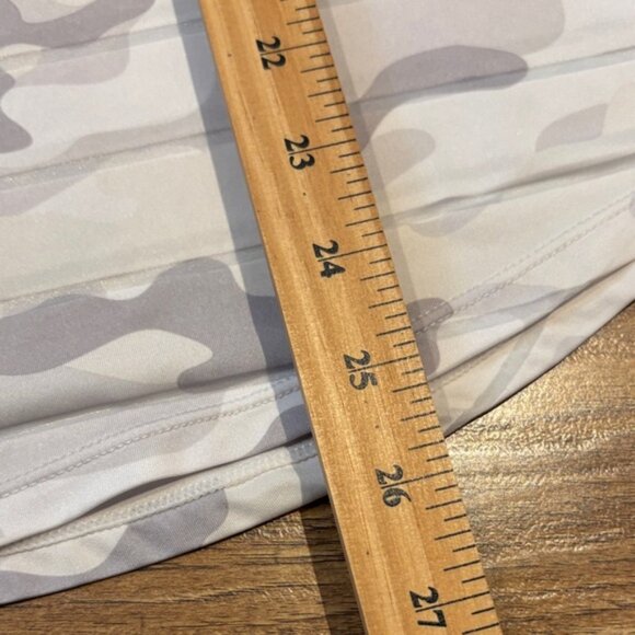 Zyia Active Havana Tank in White and gray camo and Striped Mesh - Picture 3 of 9